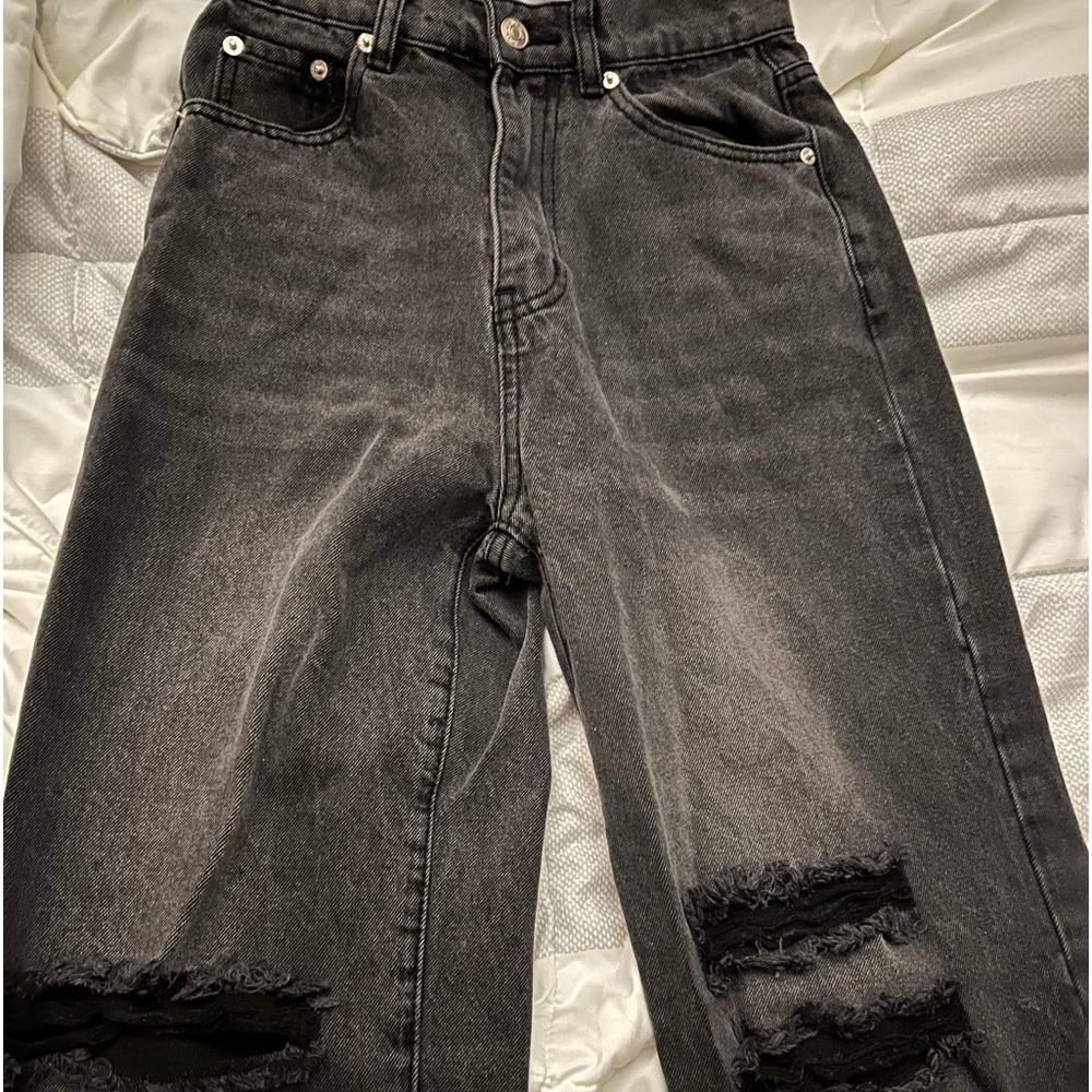 ADIKA ripped carpenter jeans (washed black)